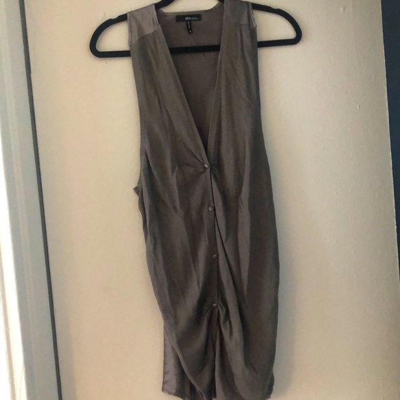 Gray Mid-Length Vest - Picture 1 of 3